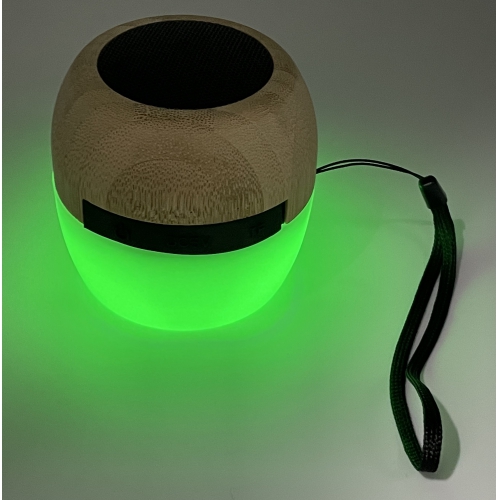 XV-038 LED Bamboo Bluetooth Speaker