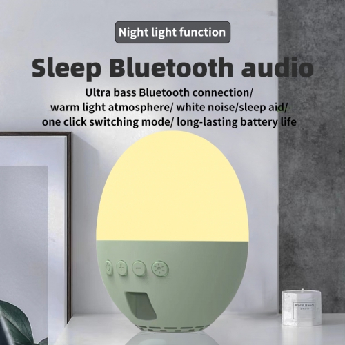Portable White Noise Sound Machine with Night Light Rechargeable Battery Baby Sleep Machines Music Lamp